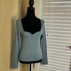 Yogalicious Light Blue Long Sleeve Top